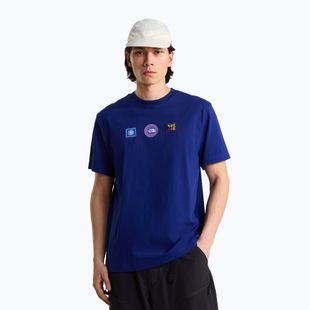 T-shirt da uomo The North Face Explorer Badges RLX Tee Graphic bold blue