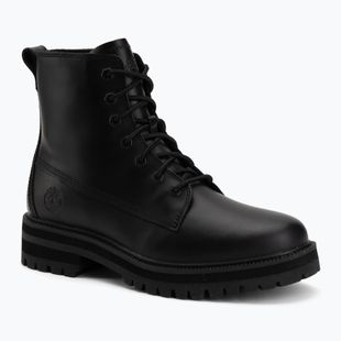 Scarpe da uomo Timberland Britton Drive Mid Lace black full grain