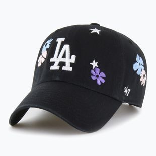 47 Brand MLB Los Angeles Dodgers Flora CLEAN UP berretto da baseball nero