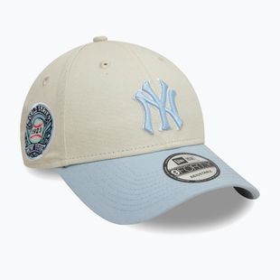 Cappello da baseball New Era WS Patch 9Forty New York Yankees beige chiaro
