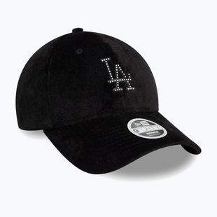 Cappello da baseball New Era Diamante Velour 9Forty Los Angeles Dodgers nero