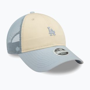 Cappello da baseball New Era 9Twenty Trucker Los Angeles Dodgers beige chiaro