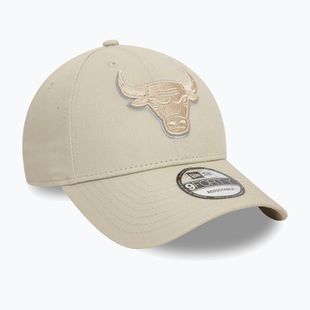 Cappello da baseball New Era Team Outline 9Forty Bulls beige chiaro