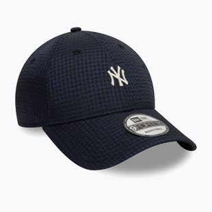 Berretto da baseball New Era Seersucker 9Forty New York Yankees navy