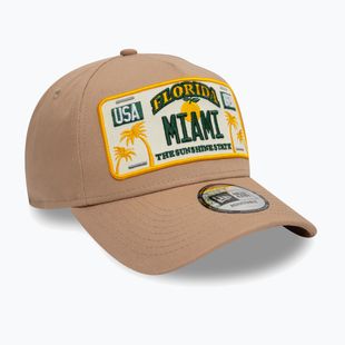 Cappello da baseball New Era License Plate Eframe med beige