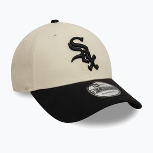 Cappello da baseball New Era Colourblock 9Forty Chicago White Sox beige chiaro