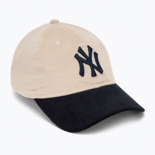 Cappello da baseball New Era Block Cord 9Twenty New York Yankees beige chiaro