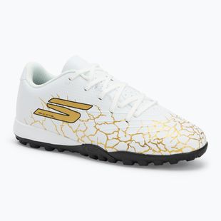 SKECHERS Skx_1.5 Youth Jr TF bianco/oro scarpe da calcio per bambini