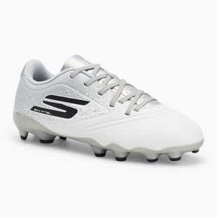 SKECHERS Razor 1.5 Td Jr FG scarpe da calcio per bambini bianco/argento