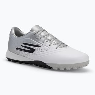 SKECHERS Razor 1.5 Academy TF scarpe da calcio uomo bianco/argento