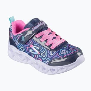 Scarpe per bambini SKECHERS Heart Lights Boogie Love blue
