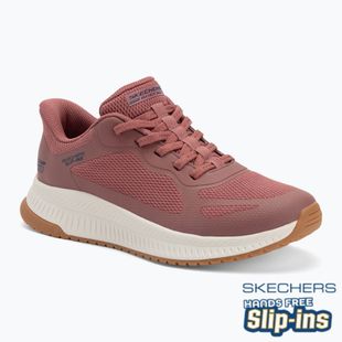 SKECHERS scarpe da donna Bobs Squad 4 Staple Look rosa
