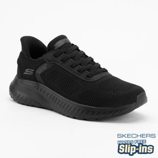Scarpe da uomo SKECHERS Bobs Squad Chaos Solid Step black