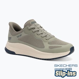 Scarpe SKECHERS Bobs Squad 4 oliva da uomo