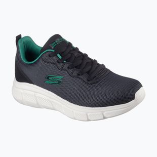 Uomo Skechers Bobs Sport B Flex Icy Edge scarpe nere