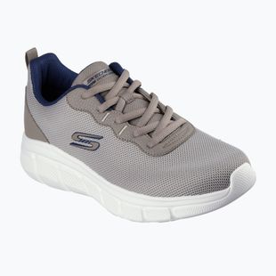 Scarpe da uomo Skechers Bobs Sport B Flex Icy Edge taupe