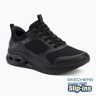 SKECHERS scarpe da donna Bobs Arc Waves 2.0 Ora in nero