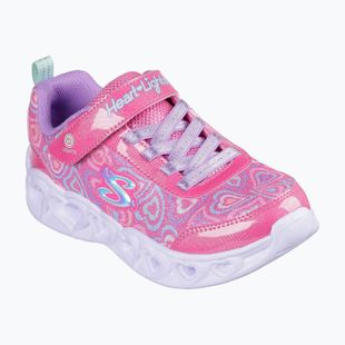 Scarpe bambini SKECHERS Heart Lights Boogie Love hot pink/multi