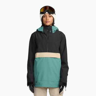 Giacca da snowboard donna Volcom Harlan Pullover spruce green
