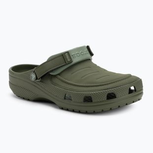 Zoccolo Crocs Yukon Vista II LR da uomo verde militare