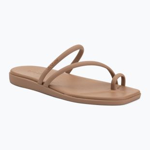 Ciabatte da donna Crocs Miami Toe Loop Sandal milk chocolate