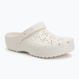 Crocs Classic Floral Cutout Clog infradito in gesso