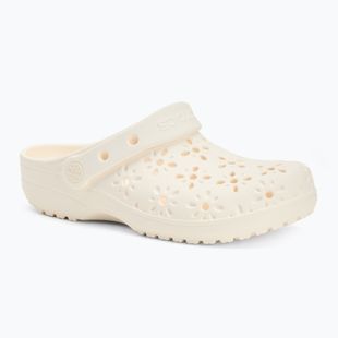 Crocs Classic Floral Cutout Clog Bambini infradito in gesso