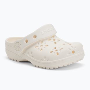 Crocs Classic Floral Cutout Clog Bambini Toddler infradito in gesso