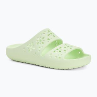 Crocs Classic Floral Cutout Sandal infradito jade tink