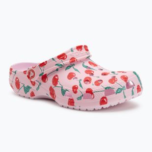 Zoccolo Crocs Classic Fresh Fruits rosa latte