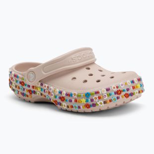 Zoccoli per bambini Crocs Classic Beaded Band Clog Kids quartz
