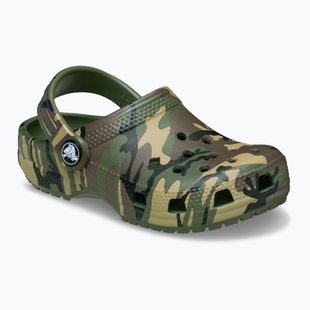 Ciabatte per bambini Crocs Classic Camouflage Toddler army green/multi