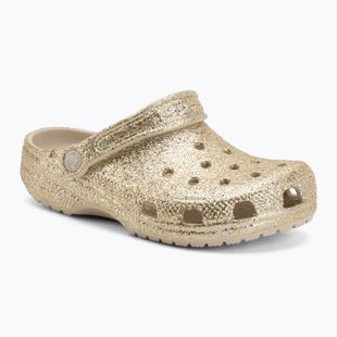 Ciabatte per bambini Crocs Classic Chunky Glitter sandstone