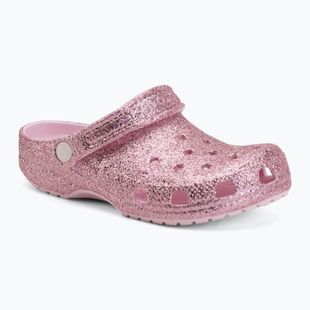 Ciabatte per bambini Crocs Classic Chunky Glitter pink milk