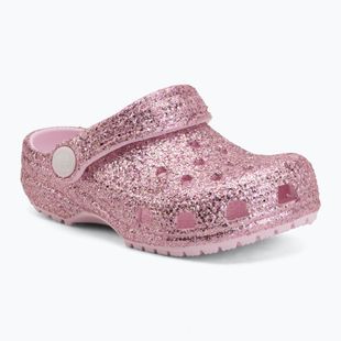 Ciabatte per bambini Crocs Classic Chunky Glitter 211940 pink milk