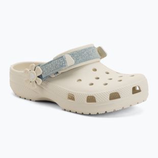 Ciabatte per bambini Crocs Classic Denim Flower Adjustment Backstrap