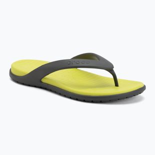 Infradito Crocs Coast Flip slate grey/citrus