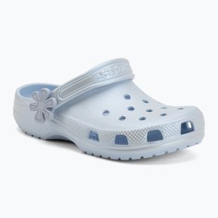 Ciabatte per bambini Crocs Classic Pearl Shine blue frost