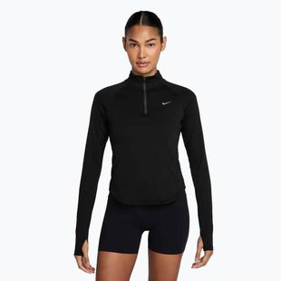 Felpa da running Nike Tempo Dri-Fit 1 / 4 Zip donna nero