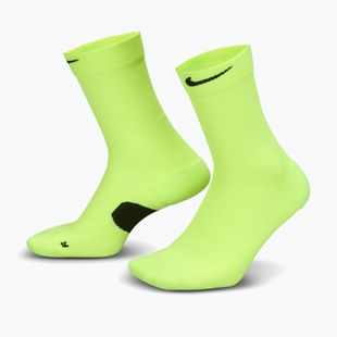 Calzini Nike Running Midweight Crew Volt/Black/Black