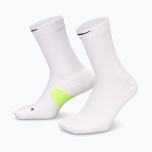 Calzini Nike Running Midweight Crew white/volt/black