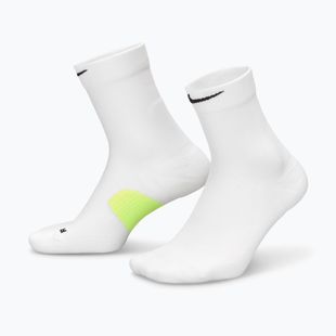 Calzini Nike Running Midweight Micro Crew white/volt/black