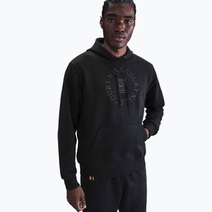 Felpa da tennis uomo Nike Court Dri-Fit Heritage French Terry Hoodie black/anthracite