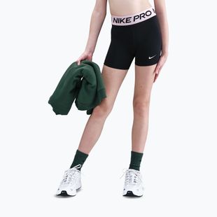 Pantaloncini da bambino Nike Pro black/med soft pink/white