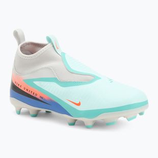 Scarpe da calcio junior Nike United Phantom 6 High Academy Jr FG/MG pistachio frost/hyper orange