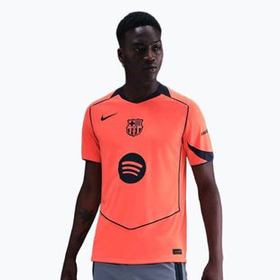 Maglia da calcio uomo Nike FC Barcelona 2025/26 Stadium Third bright mango/midnight navy/midnight navy