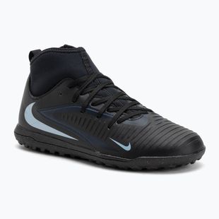 Scarpe da calcio per bambini Nike Phantom 6 High Club Jr TF nero/nero