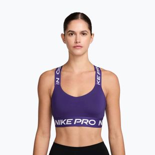 Reggiseno sportivo Nike Pro Light-Support court purple/court purple/white