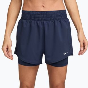 Pantaloncini da donna Nike One Dri-Fit High-Waisted 3" 2In1 midnight navy