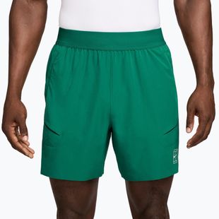Pantaloncini da tennis uomo Nike Court Dri-Fit Advantage 6" malachite/white